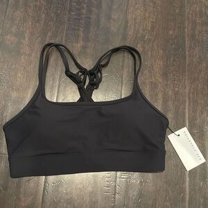 AJE Althletica- Mesh Black Sports Bra 338